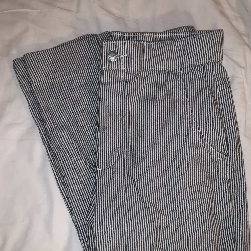 Hollister pinstripe ankle pant